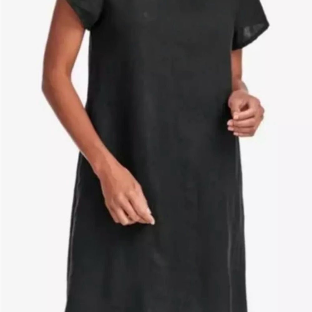 Flax Truly Deeamy A-Line Knee Length Linen Cotton Dress NEW